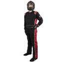 Velocity Race Gear - Velocity 5 Race Suit - Black/Red