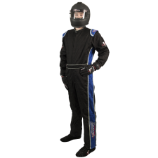 Velocity 5 Race Suit 2018 - Black/Blue 20118-14