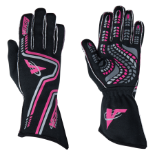 Velocity Grip Glove - Black/Fluo Pink/Silver 60919-179