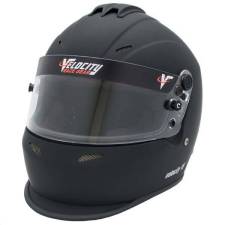 Velocity Race Gear - Velocity 15 Helmet - Flat Black - Large