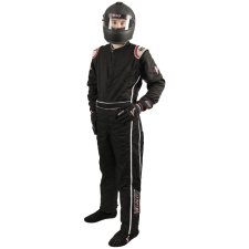 Velocity Race Gear - Velocity Outlaw Race Suit - Black/Silver/Red - Medium/Large