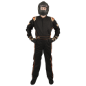 Velocity 5 Race Suit 2018 - Black/Fluo Orange 20118-16