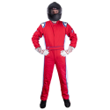 Velocity Race Gear - Velocity 5 Patriot Suit - Red/White/Blue - Large - Image 2