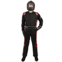 Velocity Race Gear - Velocity 5 Race Suit - Black/Red - XX-Large - Image 2