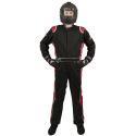 Velocity Race Gear - Velocity 5 Race Suit - Black/Red - XX-Large - Image 3