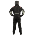 Velocity Race Gear - Velocity Outlaw Race Suit - Black/Silver/Red - Medium/Large - Image 4